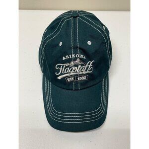 Flagstaff Arizona Baseball Hat Souvenir Destination Vacation Dark Green